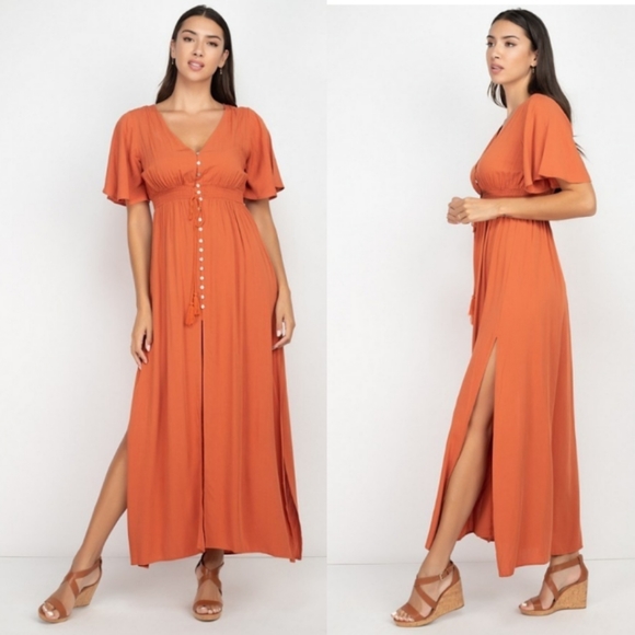 Dresses & Skirts - Woven maxi dress